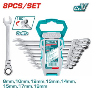 Ratchet spanner set total brand